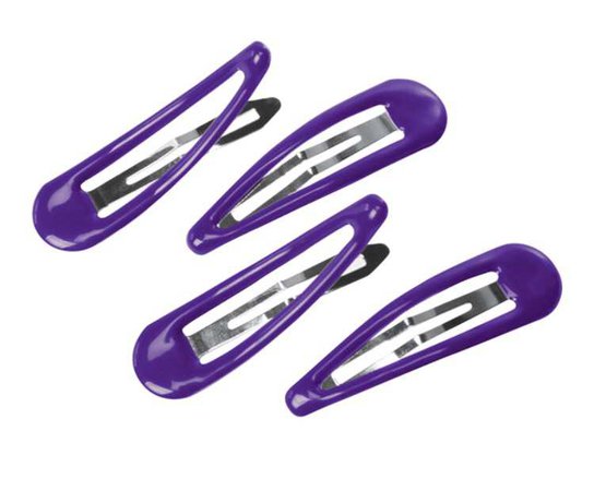 purple hair clips C