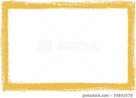 Crayon frame _ orange - Stock Illustration [39892678] - PIXTA