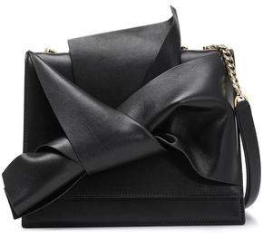 N21 Knotted Leather Shoulder Bag