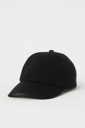 Cotton Cap - Black - Men | H&M US