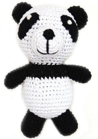 Pawer Squeaky Panda Dog Toy