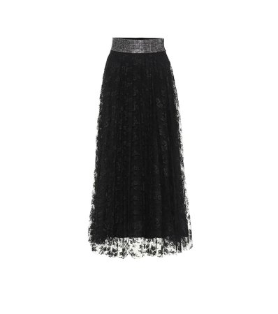 Embellished Lace Midi Skirt - Christopher Kane | Mytheresa