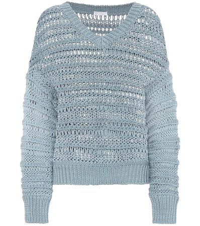 Brunello Cucinelli - Exclusive to Mytheresa – Cotton sweater | Mytheresa
