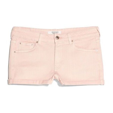 pastel pink shorts
