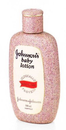 rhinestone Johnson’s baby lotion