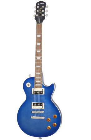 blue epiphonie guitar