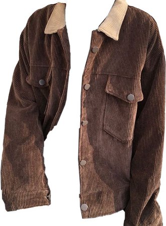 Brown Corduroy coat <3