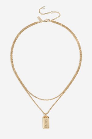**Chain Egypt Block Necklace | Topshop
