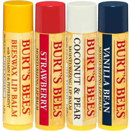 Burt's Bees Lip Balm - Multipack - 4ct : Target