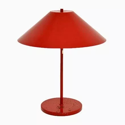 1960s vintage red lamp