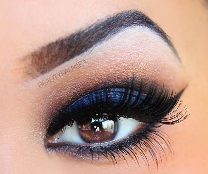 As requested – Smokey blue eyeshadow | AmazingMakeups.com