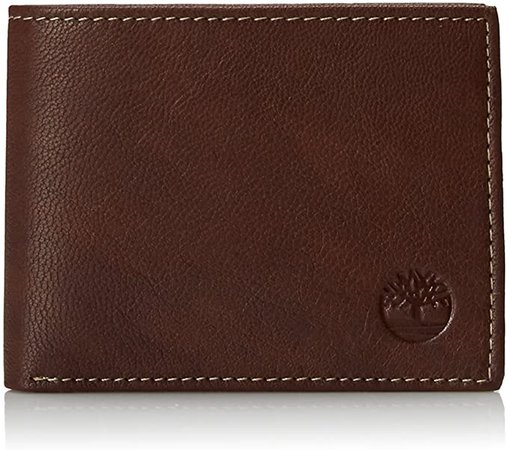 Timberland Men's Blix Slimfold Leather Wallet, Brown, One Size at Amazon Men’s Clothing store: Timberland Men S Blix Leather Passcase