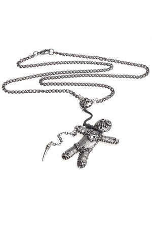 Voodoo Doll Pendant by Alchemy Gothic | Gothic Jewellery
