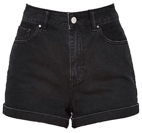 Black short jeans