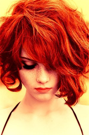 girl with short red hair - Google Search