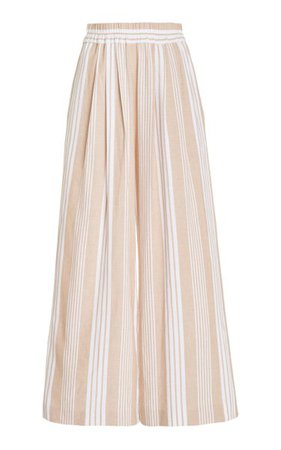 Paloma Striped Tencel-Cotton Wide-Leg Pants By Mara Hoffman | Moda Operandi