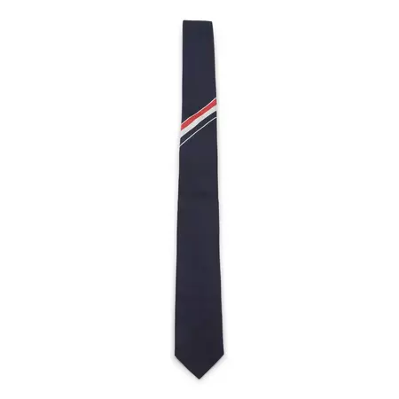 Thom Browne Engineered Striped Pointed Tip Tie – Cettire
