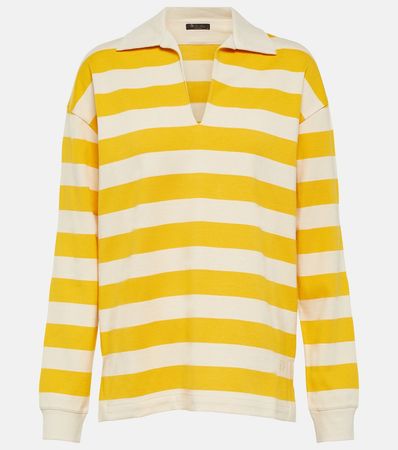 Striped Cotton Top in Yellow - Loro Piana | Mytheresa