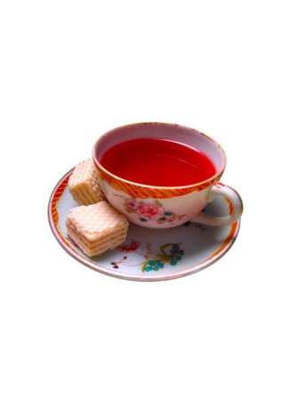 tea cup tea snack floral vintage pink