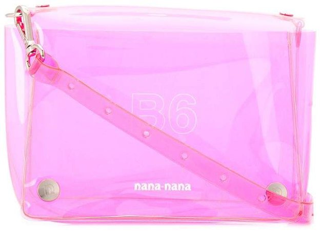 Nana-Nana transparent shoulder bag