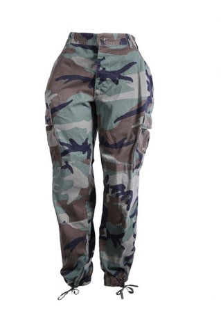 army print pants