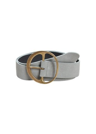 MANGO Buckle leather belt