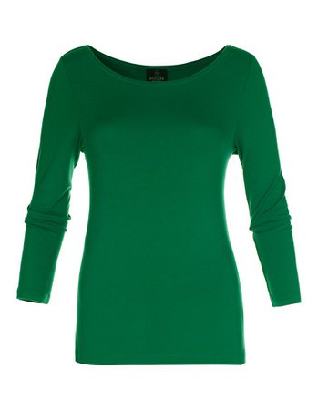 Top, bottle green, green | MADELEINE Fashion