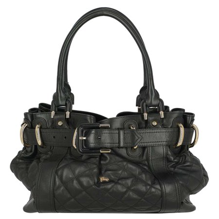 Burberry Women Shoulder bags Black Leather For Sale at 1stDibs