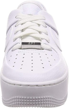 Amazon.com | Nike Air Force 1 Sage Low Women's Shoes White/White ar5339-100 (11 B(M) US) | Road Running