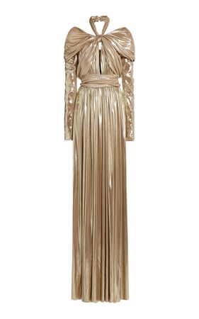 Metallic Jersey Gown By Giambattista Valli | Moda Operandi