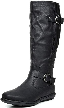 Amazon.com | DREAM PAIRS Women's Fur-Lined Knee High Winter Boots Wide Calf | Knee-High