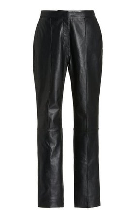 Straight-Leg Leather Trousers By Victoria Victoria Beckham | Moda Operandi