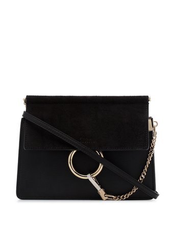 Black Chloé Mini Faye Shoulder Bag | Farfetch.com