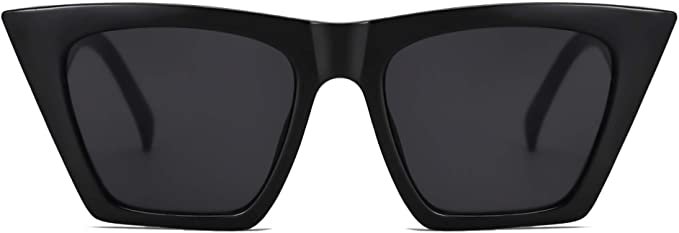 Amazon.com: SOJOS Oversized Square Cateye Polarized Sunglasses for Women Men Big Trendy Sunnies SJ2115, Black/Grey : Clothing, Shoes & Jewelry