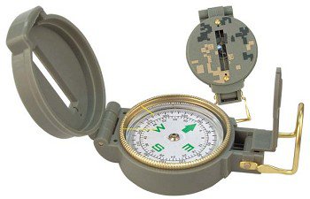 Military Camouflage Lensatic Compass
