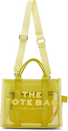 Marc Jacobs: Green 'The Mesh Small Tote Bag' Tote | SSENSE