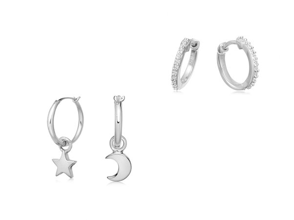 Missoma Silver Starry Night Earring Set
