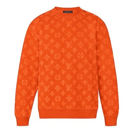 Sweatshirt orange Louis Vuitton