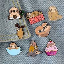 sloth pins