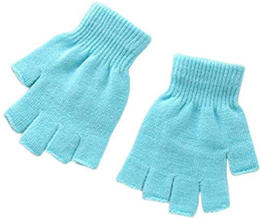 8 Pairs Fingerless Knit Magic Gloves Stretchy Warm Gloves Winter Gloves One Size Fits All at Amazon Women’s Clothing store