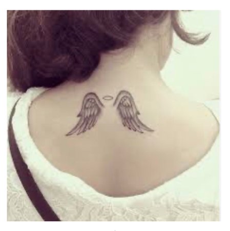 angel tattoo ideas on neck｜TikTok Search