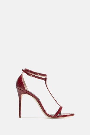 Carolina Herrera, Red Croc sandals