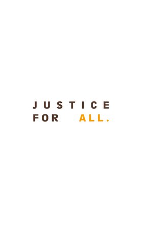 justice for all sticker