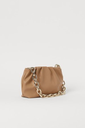 Soft shoulder bag - Dark beige - Ladies | H&M GB
