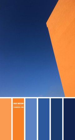 Blue and Orange Color Scheme – Color Palette #75 1 - Fab Mood | Wedding Colours, Wedding Themes, Wedding colour palettes