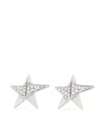 Ferragamo star-shaped crystal-embellished Earrings - Farfetch