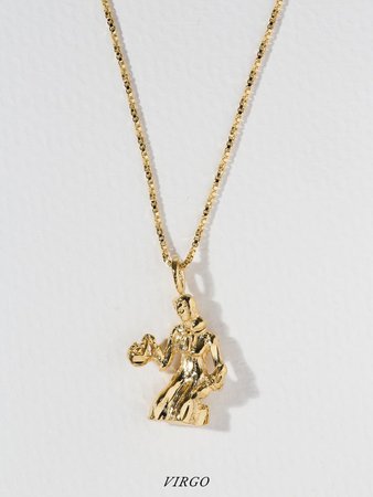 The Zodiac Sign Necklaces: Virgo - Sagittarius | Vanessa Mooney | Color Gold Necklaces size Size One Size
