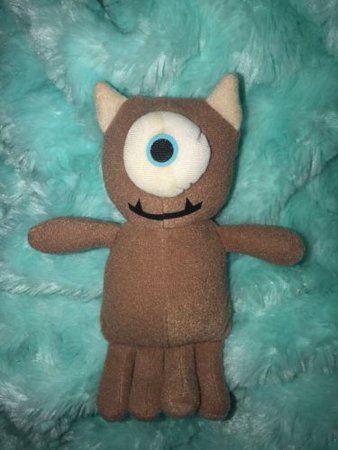 2001 Hasbro Monsters Inc Little Mikey Boo Plush Doll Disney Pixar Teddy Bear | eBay
