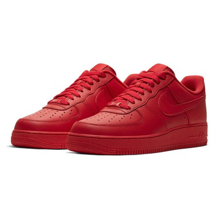 NIKE AIR FORCE 1 '07 LV8 1 / 600 : UNIVERSITY RED/UNIVERSITY RED