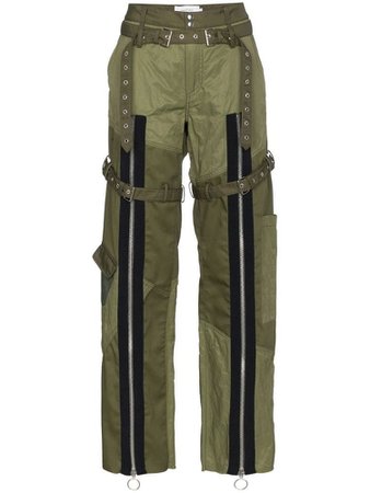 MARQUES'ALMEIDA oversized zipped wide-leg trousers